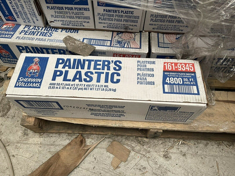 Sherwin-Williams .31 Mil High Density Painter's Plastic 12ft x 400ft