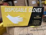 DISPOSABLE NITRILE GLOVES, ORANGE, XL, BOX OF 100, 6ML, AMBIDEXTROUS, NON-STERIL
