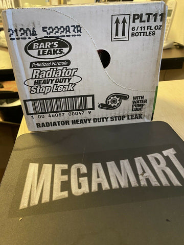 BRAND NEW Bar's Leaks Pelletized Heavy Duty Radiator ( 6 / 11 oz. BOTTLES )
