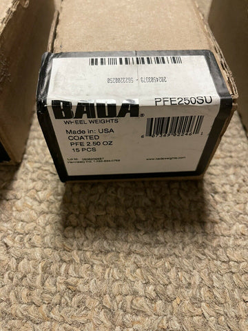 BADA WHEEL WEIGHTS PFE250SU, 2.50 OZ, 15 PCS, FREE SHIPPING!!!-Mega Mart Warehouse-Ultimate Unclaimed Freight Buyer and Seller Specialists