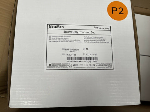 NEOMED ENTERALONLY EXTENSION SET 60" NM-60ENEN (50/CASE) ORANGE-Mega Mart Warehouse
