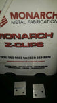 (1000 CLIPS ) MONARCH 2" Z-CLIPS MF625-1-1/2 HEAVY DUTY-Mega Mart Warehouse-Ultimate Unclaimed Freight Buyer and Seller Specialists