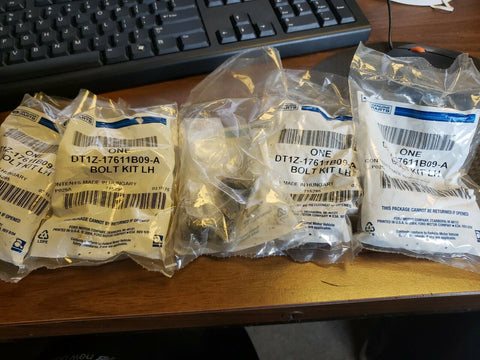 GENUINE FORD DT1Z-17611B09-A SEAT BELT ASSEMBLY BOLT KIT LH (5 PACKS PER LOT)-Mega Mart Warehouse-Ultimate Unclaimed Freight Buyer and Seller Specialists