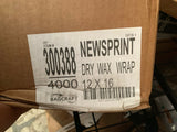 NEW Bagcraft News Print Dry Wax Basket Liners, (4000/CS)