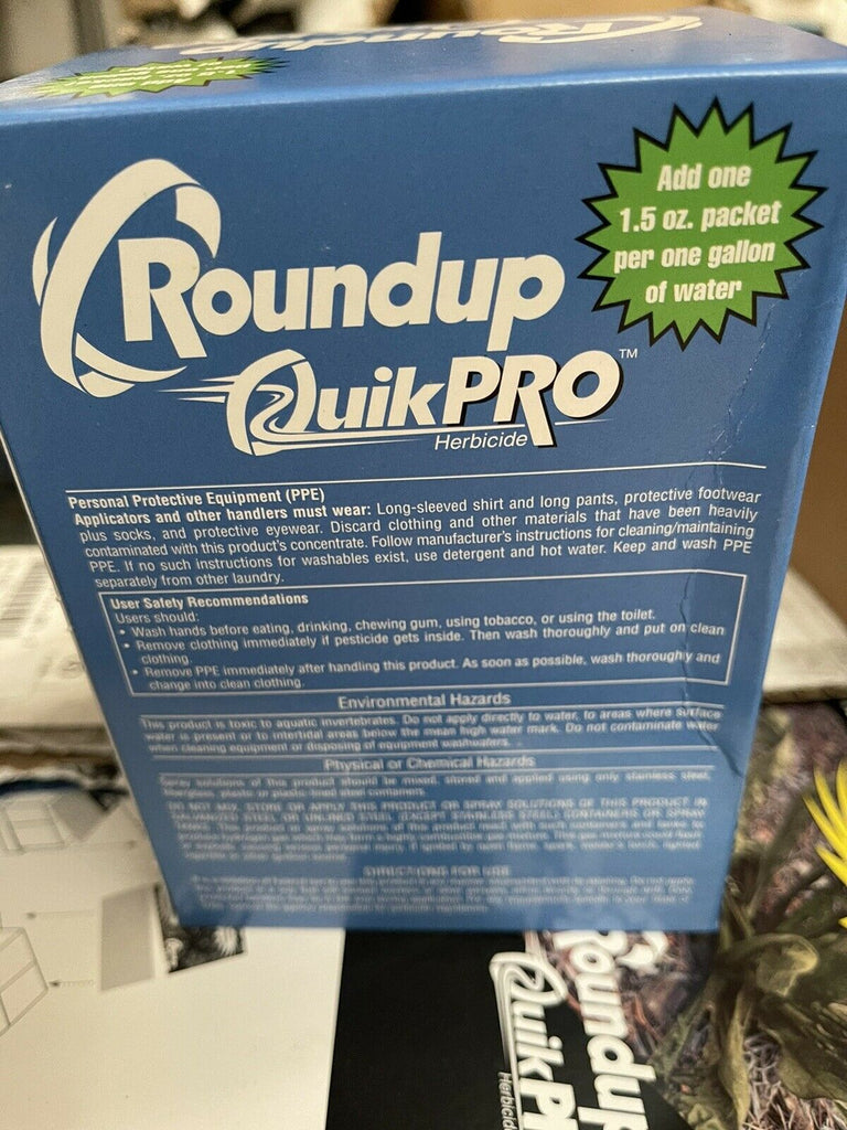 roundup quikpro herbicide RoundUp QuikPro 5x (1.5 oz) packets - Quick Pro Quik Pro