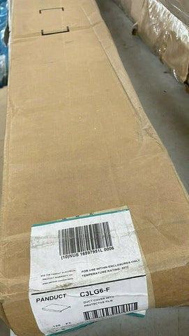 *NEW Panduit - C3LG6-F - Duct Cover W/Protective Film   (120 FT)