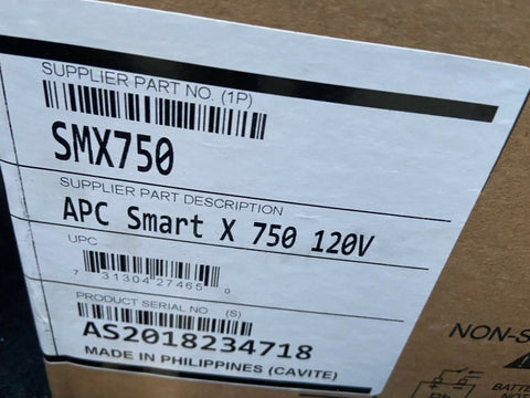 NEW American Power Conversion (APC) Smart-UPS X 750VA Rack/Tower with LCD (120V)-Mega Mart Warehouse-Ultimate Unclaimed Freight Buyer and Seller Specialists