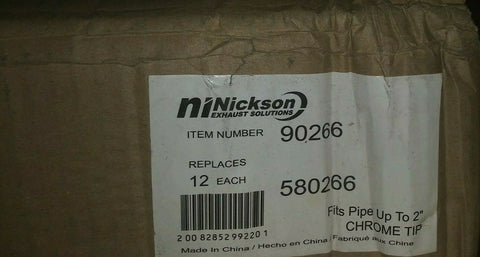 (1 BOX OF 12) NEW NICKSON EXHAUST TIP 580266-Mega Mart Warehouse-Ultimate Unclaimed Freight Buyer and Seller Specialists