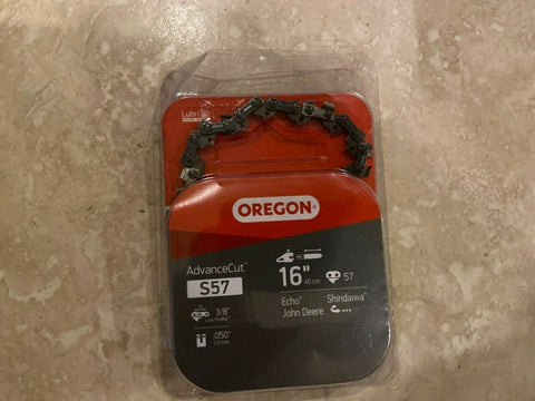 NEW Oregon 16-in Replacement Chainsaw Chain S57 Echo John Deere Shindaiwa-Mega Mart Warehouse-Ultimate Unclaimed Freight Buyer and Seller Specialists