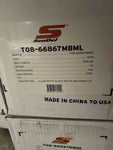 (1) NEW 16" X 6" SenDel T08 8-Lug Boat Camper RV Trailer Wheel Black Machined