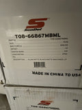 (1) NEW 16" X 6" SenDel T08 8-Lug Boat Camper RV Trailer Wheel Black Machined