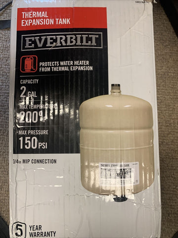 NEW 2 Gal. Thermal Expansion Tank, EF-TET-OBN