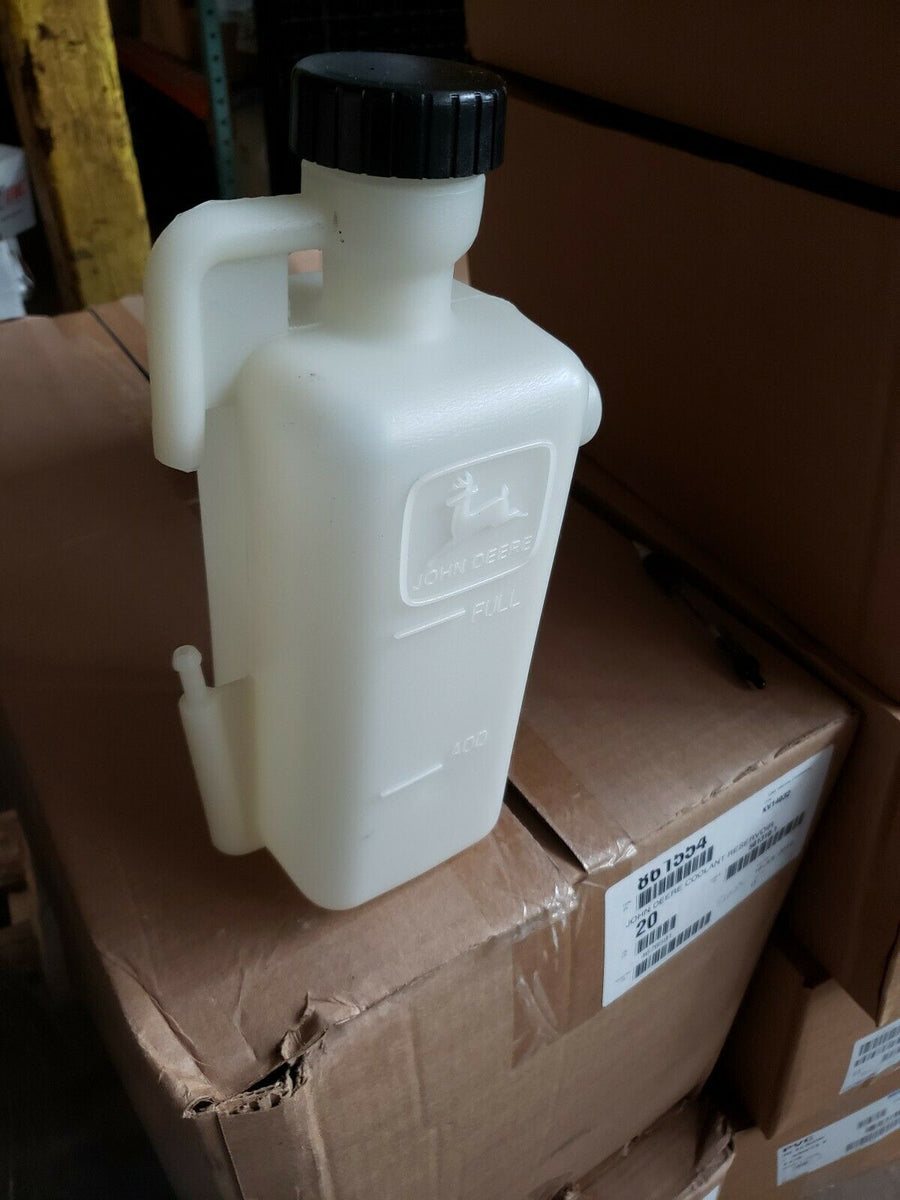 GENUINE OEM JOHN DEERE KV14032 - TANK, COOLANT RESERVOIR, 3 QT. | M...