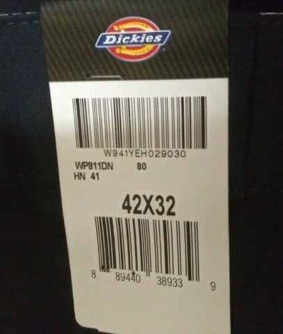 (2) NEW Mens Dickies Blue Skinny Fit Twill Work Pants 42x32 NWT-Mega Mart Warehouse-Ultimate Unclaimed Freight Buyer and Seller Specialists
