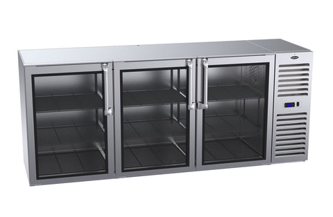 NEW Krowne Metal, BS84R-N-RK-RK-RS Refrigeration Self-Contained Back Bar Cooler