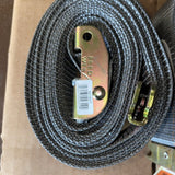 (2) New Kinedyne 651601 2" by 16' Spring Loaded Logistic Cam Buckle Strap