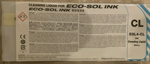 ROLAND Eco-SOL Max 2 Cleaning Cartridge 220cc ESL4-CL-Mega Mart Warehouse-Ultimate Unclaimed Freight Buyer and Seller Specialists