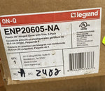 BRAND NEW 20" HINGED COVER WITH TRIM ENP20605-NA  LEGRAND