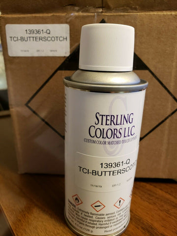(7) STERLING COLORS CUSTOM TOUCH UP PAINT TCI-BUTTERSCOTCH, 139361-Q, 4.5 oz-Mega Mart Warehouse-Ultimate Unclaimed Freight Buyer and Seller Specialists