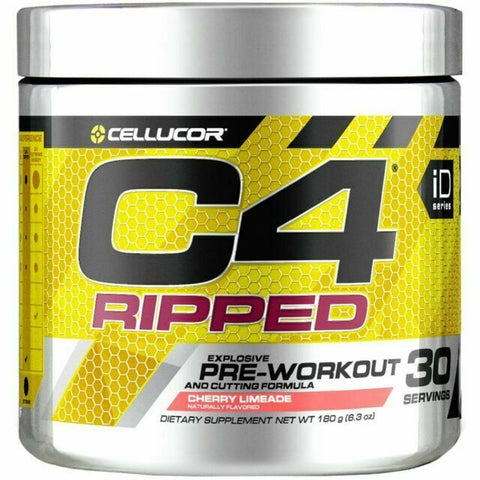 (1 CASE OF 12) NEW Cellucor C4 Ripped Pre Workout Cherry Limeade 30 Servings-Mega Mart Warehouse-Ultimate Unclaimed Freight Buyer and Seller Specialists