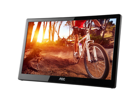 NEW AOC E1659FWU 15.6 in (1366 x 768) 8 ms, 60 Hz, USB 3.0 Portable LED Monitor-Mega Mart Warehouse-Ultimate Unclaimed Freight Buyer and Seller Specialists