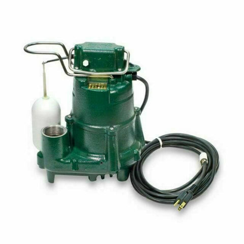 NEW ZOELLER M98 SUMP PUMP 1/2 HORSE POWER Flow-Mate Automatic Cast Iron-Mega Mart Warehouse