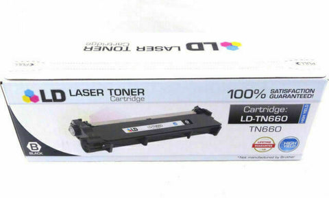 12 PK LD TN660 High Yield Black Laser Cartridge for Brother HL-L2315DW HL-2320D-Mega Mart Warehouse