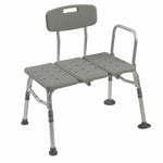 (2) NEW Drive Medical Plastic Tub Transfer Bench W/ Adjustable Bench 12011KD-1-Mega Mart Warehouse